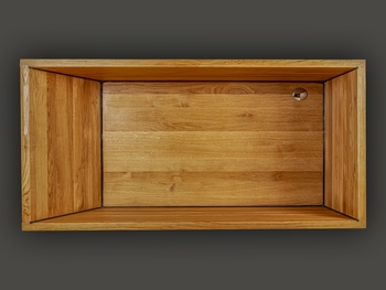 Holzbadewanne Rechteck