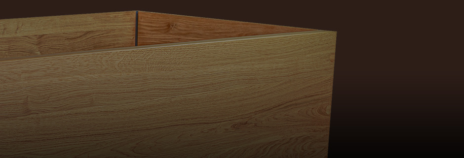 Holzbadewanne Rechteck