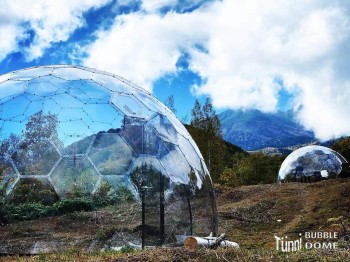 BUBBLE DOME, Ø 6 m, Höhe 3.5m, mit Glastüre