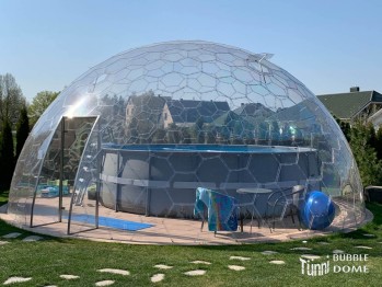 BUBBLE DOME, Ø 7 m, Höhe 3.5m, mit Glastüre