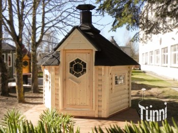 4.5 m² Grillkota, Grilkota; pavillon; grillpavillon; Grillhütte; Grill Kota; Grill Blockhaus; grillkota bausatz; Grillkota selber bauen; Grillkota kaufen; grillhütte kota; grillpavillon holz; Grillkota holz; grillkota preis; kombikota