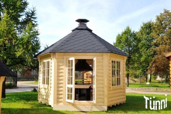 9.2 m² Pavillon, Grillkota, pavillon, grillpavillon, Grillhütte, Kota, Grill Blockhaus, pavillon bausatz, Pavillon selber bauen, Grillkota kaufen, grillhütte kota, grillpavilion holz, Grillkota holz, grillkota preis, kombikota, Gartenhaus, pavilion, Pavil