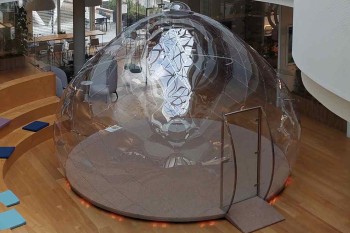 PEAK DOME, Ø 8.5 m, Höhe 5.3m, mit Glastüre