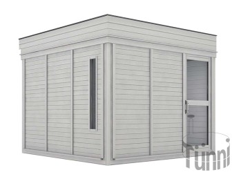 Saunahaus 3.0m x 4.0m, mit Duschraum- und Lounge, Gartensauna Lieferumfang, Saunahaus Detailbeschrieb und Volumen, Gartensauna, Aussensauna, Saunahaus, Saunahaus Schweiz, Saunahaus kaufen, Sauna Beratung