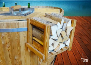 Hottub Feuerholz Korb