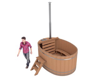 TÜNNI OVAL für 9 Personen, Hotpot; Badefass; Badezuber; Badebottich; Hottub; Hot tub kaufen; Holzbadewanne; Badetonne; Hot Tubs; Alpenbad; Hotpot kaufen; Hotpot Schweiz; Garten Holzbad; Bain nordique; bain finlandais; Ofuro; spa en bois