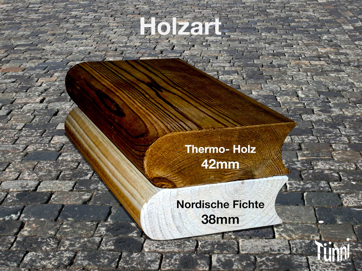 Saunapod - Bohlen Art Sauna Pod - Holz Art