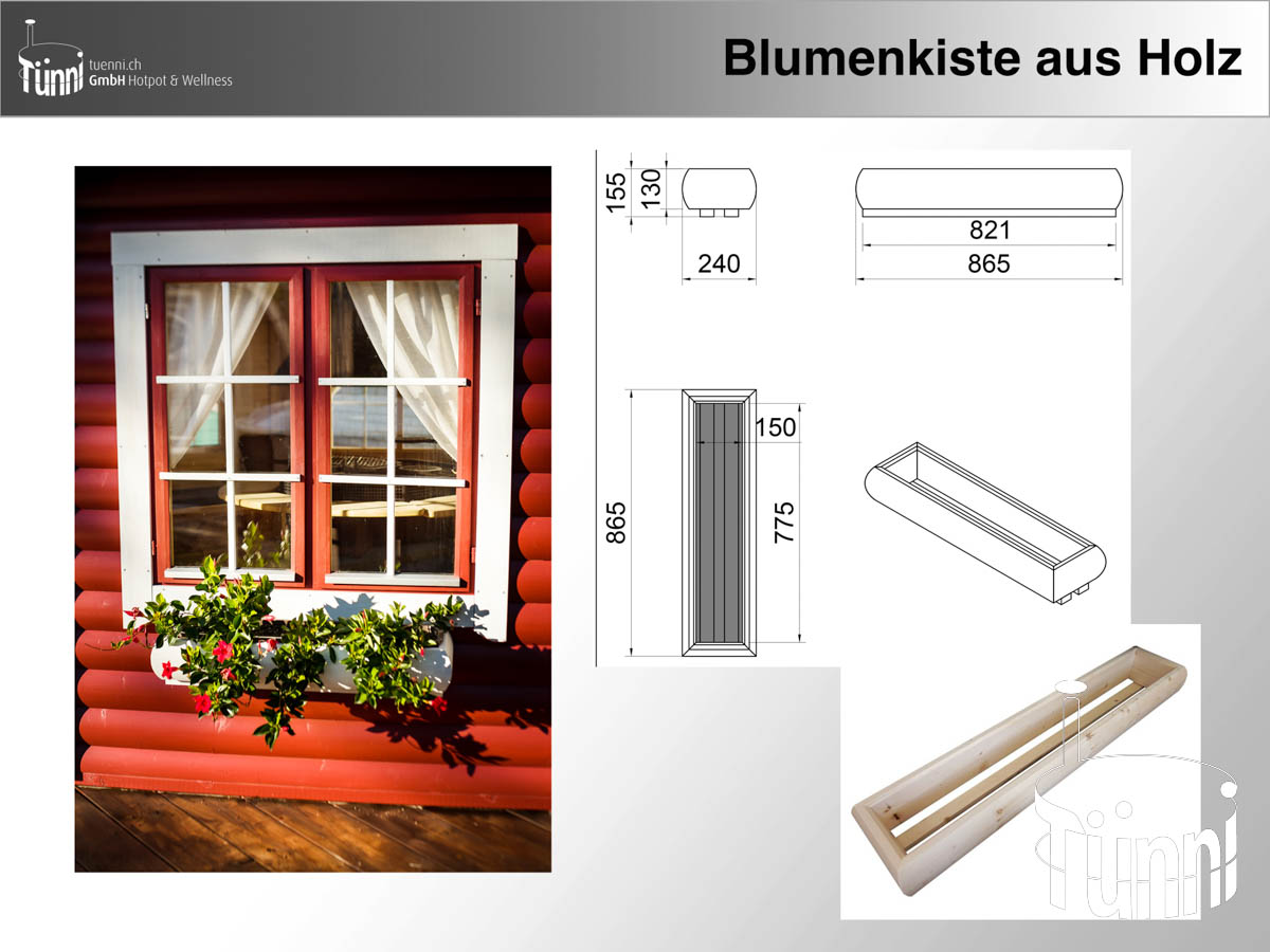 Grillkota Blumenkiste