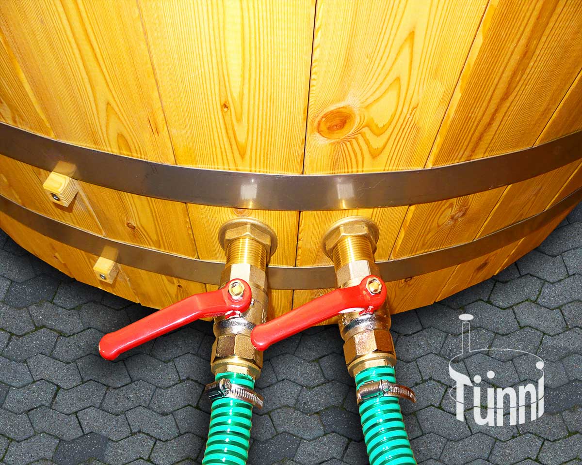 Hotpot Sandfilteranlage Kugelhahn