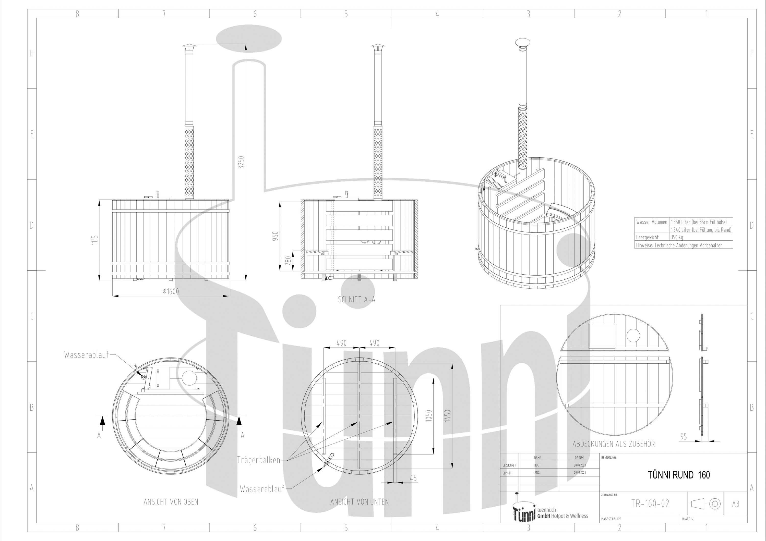 Hotpot Rund Ø 160 cm Hotpot Rund Ø 160 cm