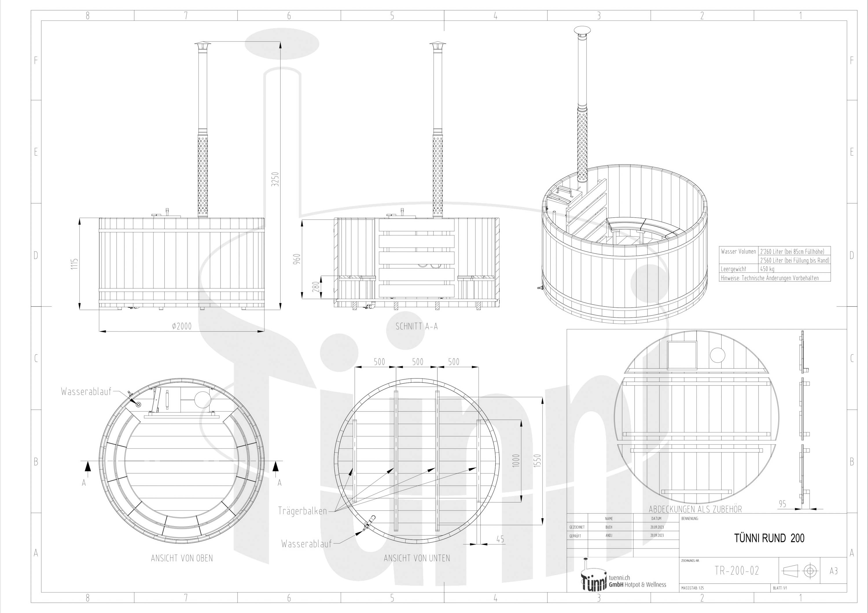 Hotpot Rund Ø 200 cm Hotpot Rund Ø 200 cm