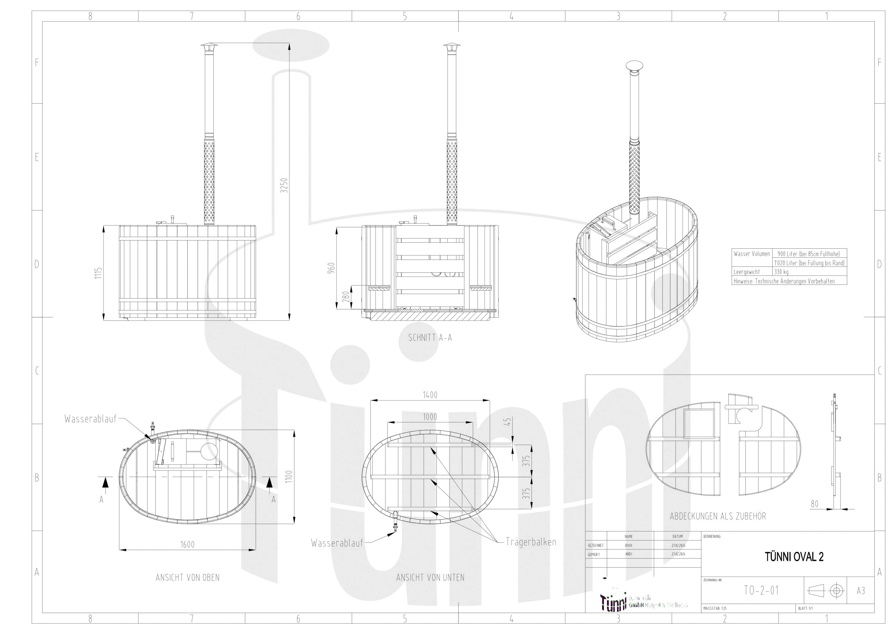 Hotpot Oval Konisch 2 Personen Hotpot Oval 2 Personen