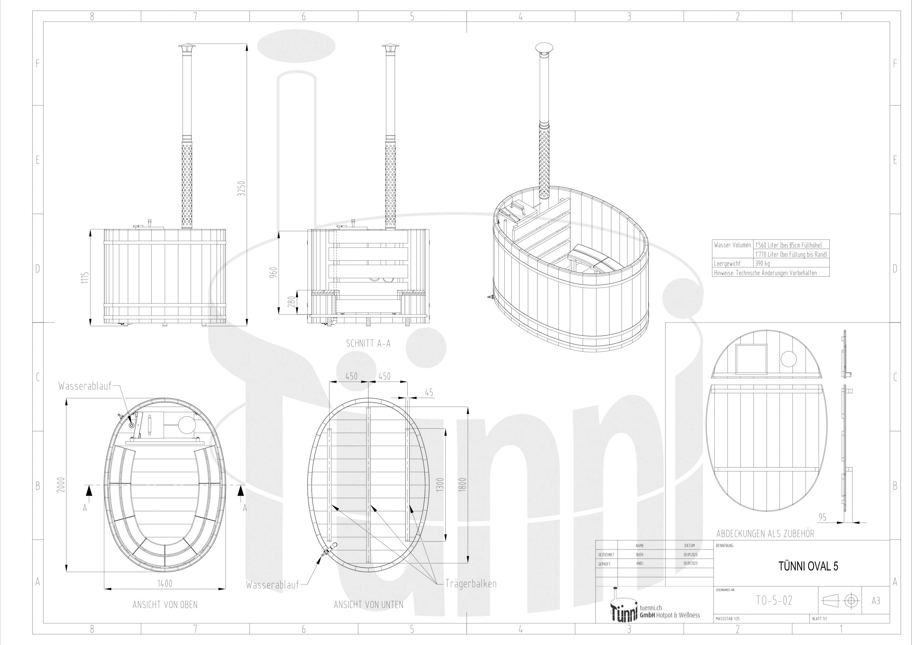 Hotpot Oval 5 Personen