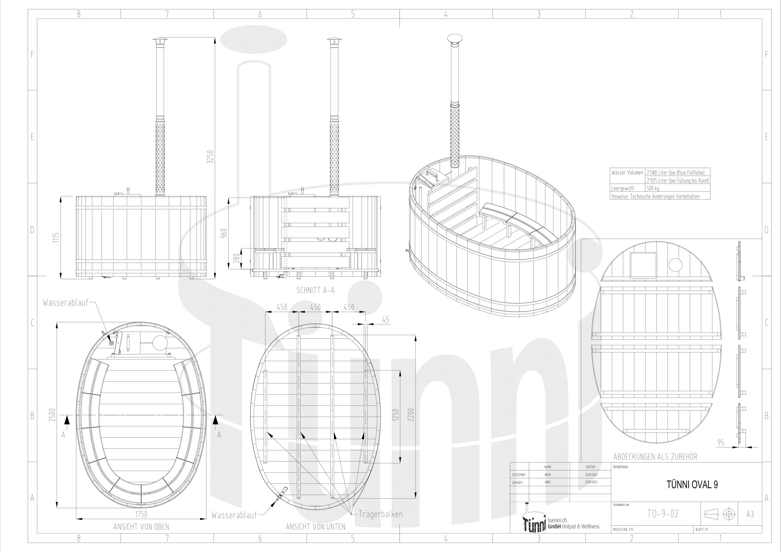 Hotpot Oval Konisch 9 Personen Hotpot Oval 9 Personen