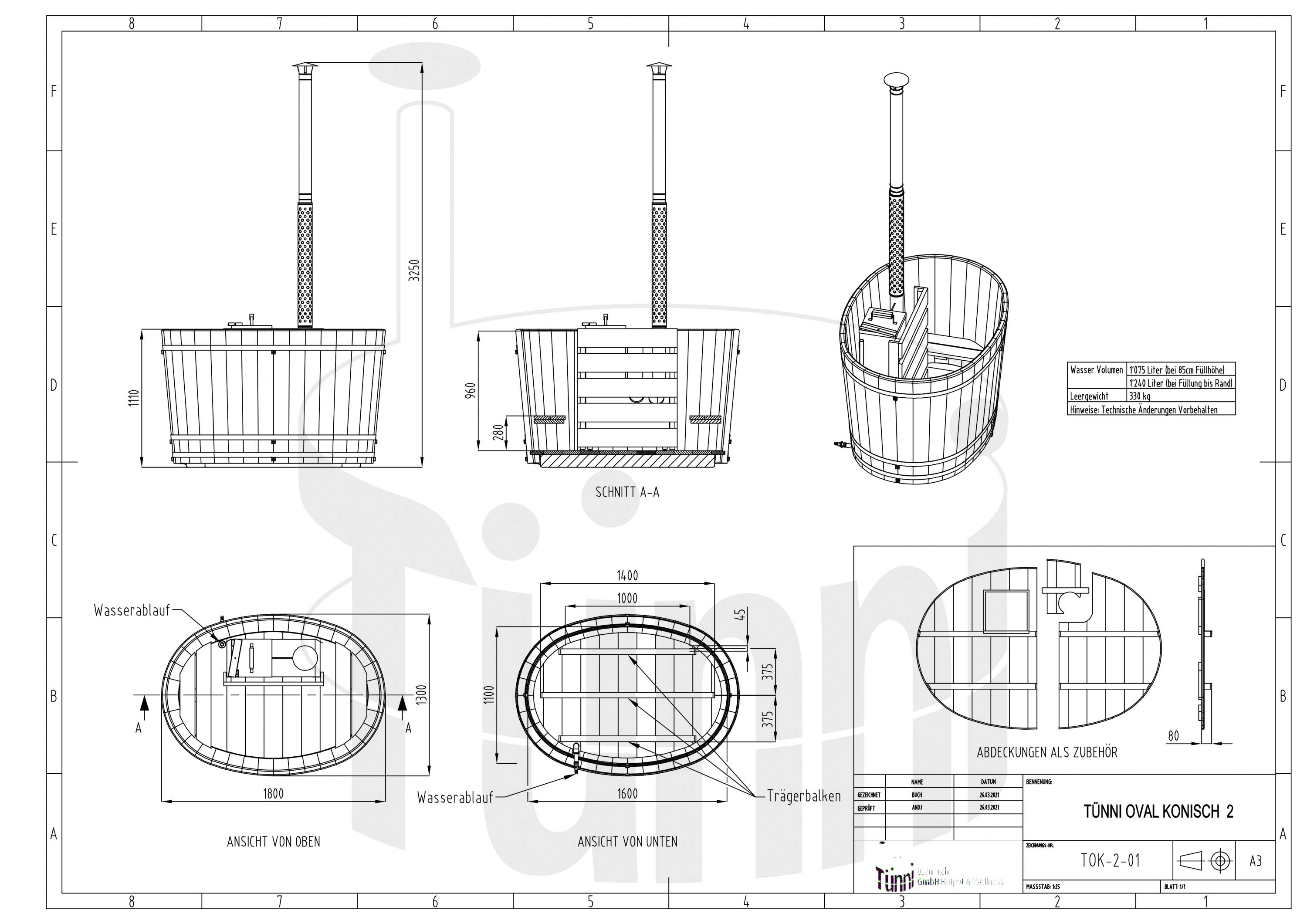 Hotpot Oval Konisch 2 Personen