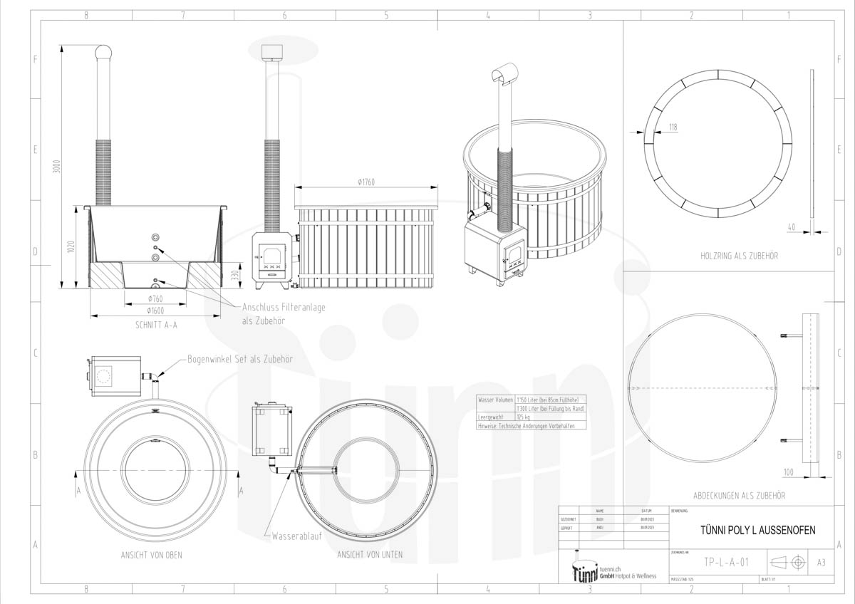 TUENNI POLY L AUSSENOFEN