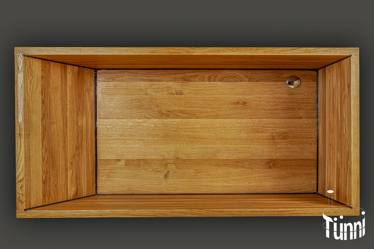 Holzbadewanne Grundriss RECHTECK Holzbadewanne Grundriss RECHTECK