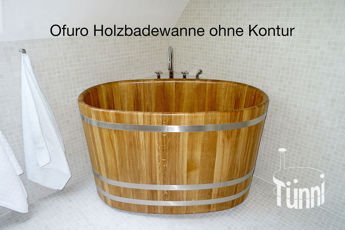 Ofuro Holzbadewanne - ohne Kontur Ofuro Holzbadewanne - ohne Kontur
