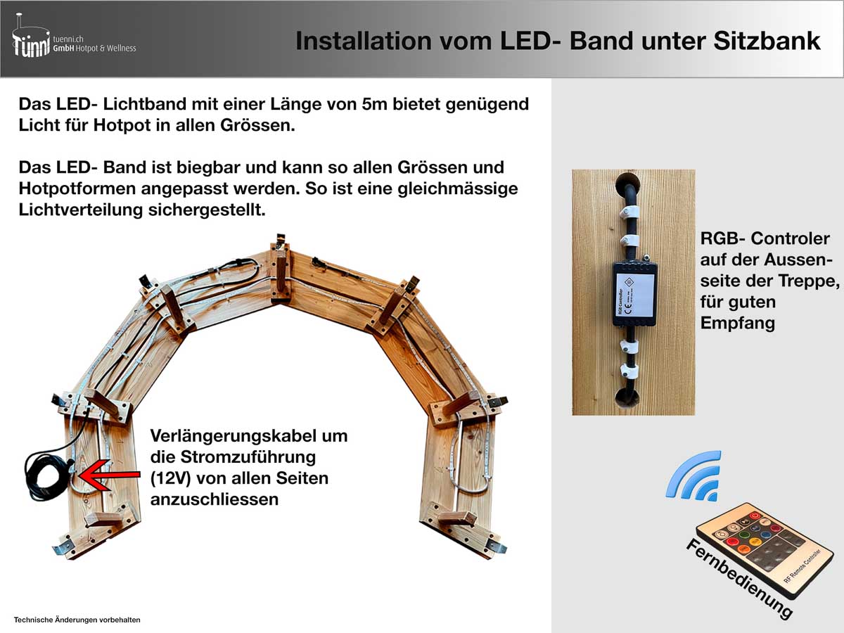 Hotpot LED Sitzbank Hotpot LED Sitzbank