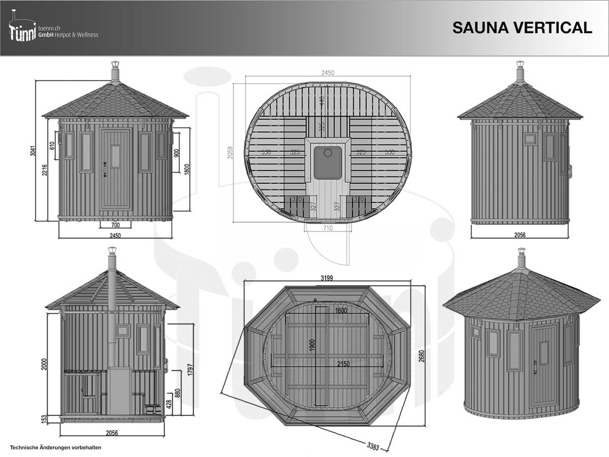 Sauna Vertical_Zeichnungen_WZ Sauna Vertical_WZ